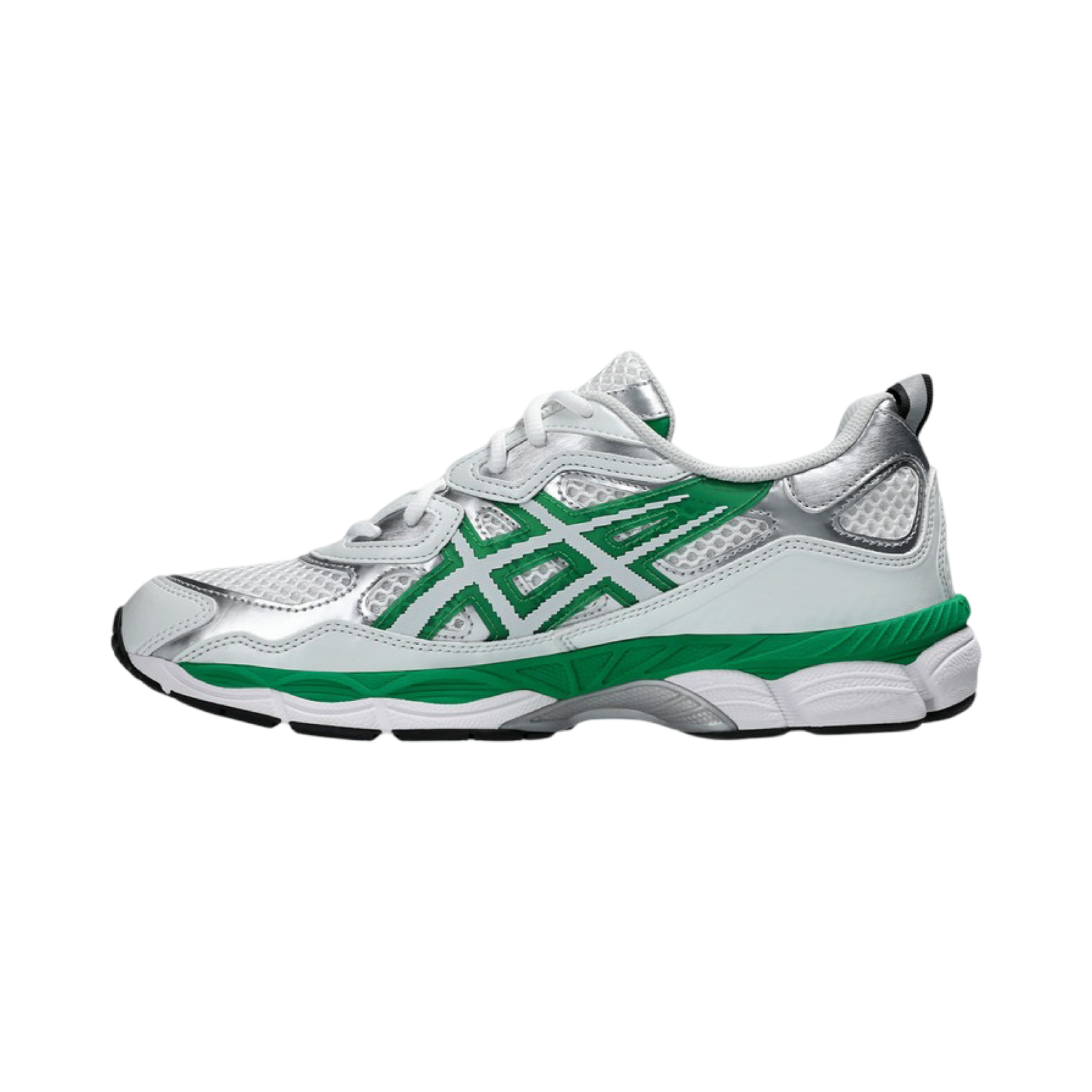 ASICS Gel-NYC Running Shoes for Men & Women - White & Jolly Green - Lightweight Cushioned Sneakers for Jogging, Gym Workouts & Casual Wear