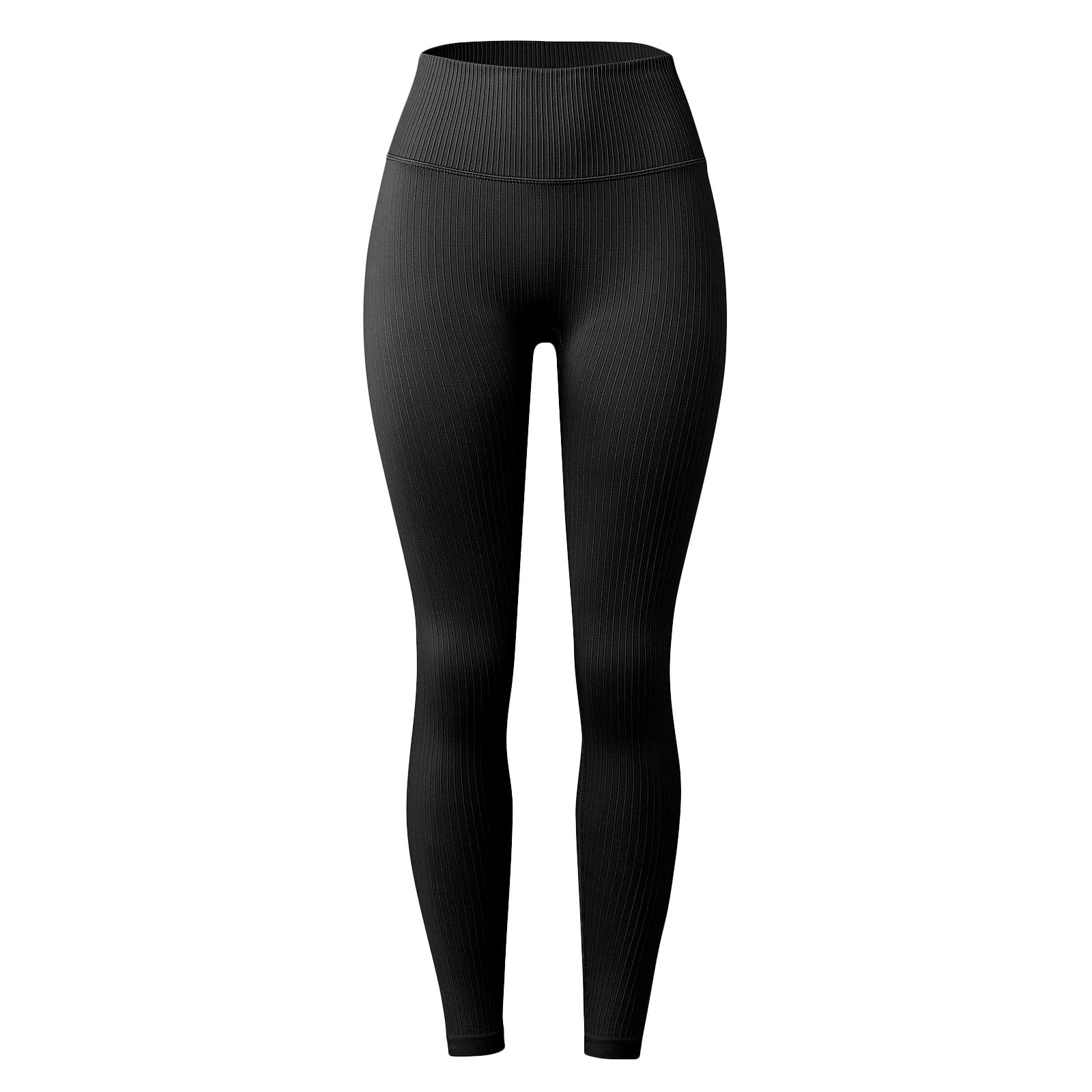 XIAOBU Women's High Waist Yoga Pants - Tummy Control Workout Leggings for Running & Gym