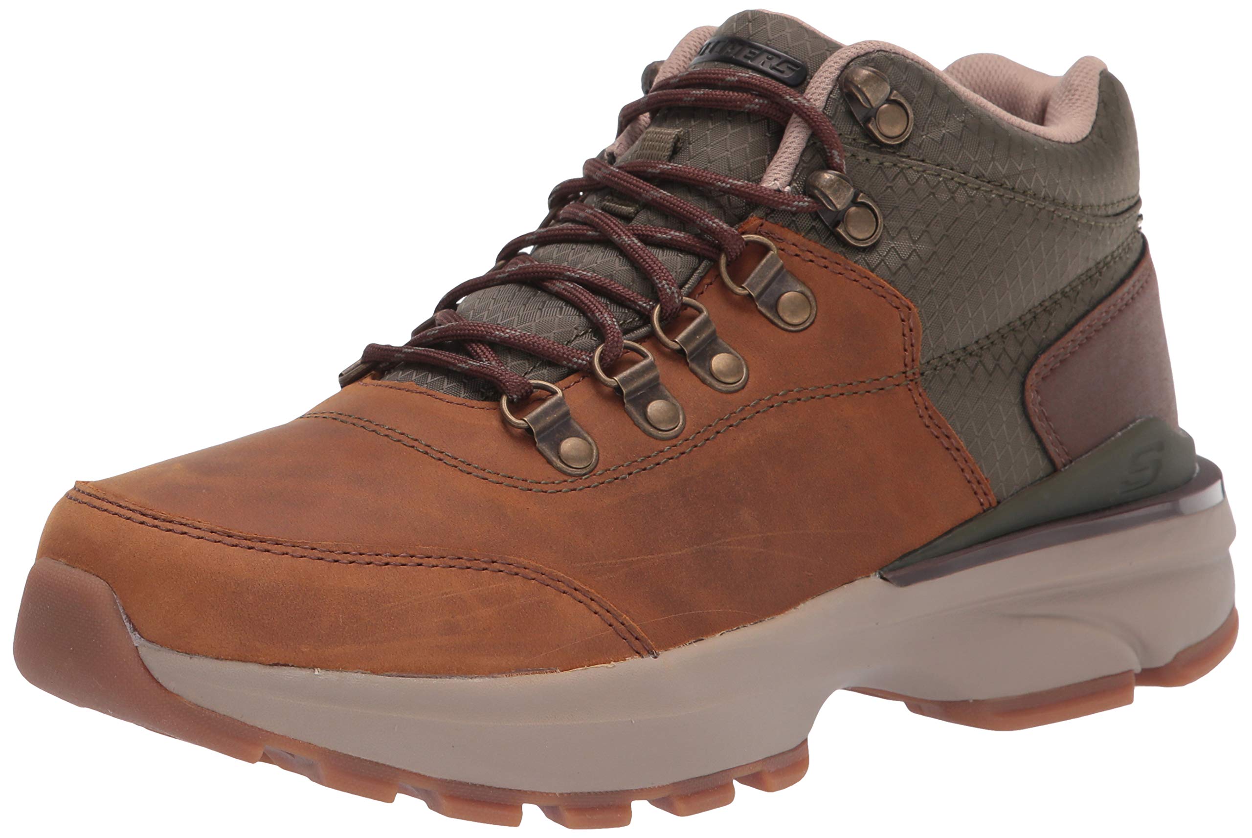 Skechers Men's Waterproof Hiking Boots - Lightweight Comfortable Outdoor Shoes for Trail Walking & Camping | Durable Non-Slip Sole for Mountain Trekking & Backpacking Adventures