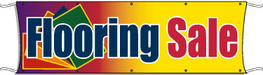 Large Outdoor Banner for Flooring Sales - Durable Vinyl Sign for Storefronts, Sidewalks & Events