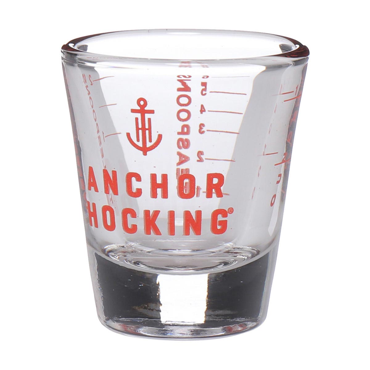 Anchor Hocking 1 Ounce Shot Glass - Premium Measuring Cup for Cocktails, Baking & Liquor - Perfect for Bartenders, Home Bars & Kitchen Use