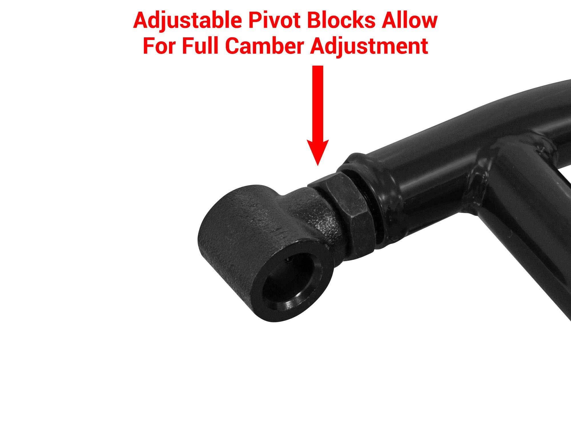 SuperATV Heavy Duty High Clearance A-Arms for Polaris RZR S 1000 (2016) - 1.5