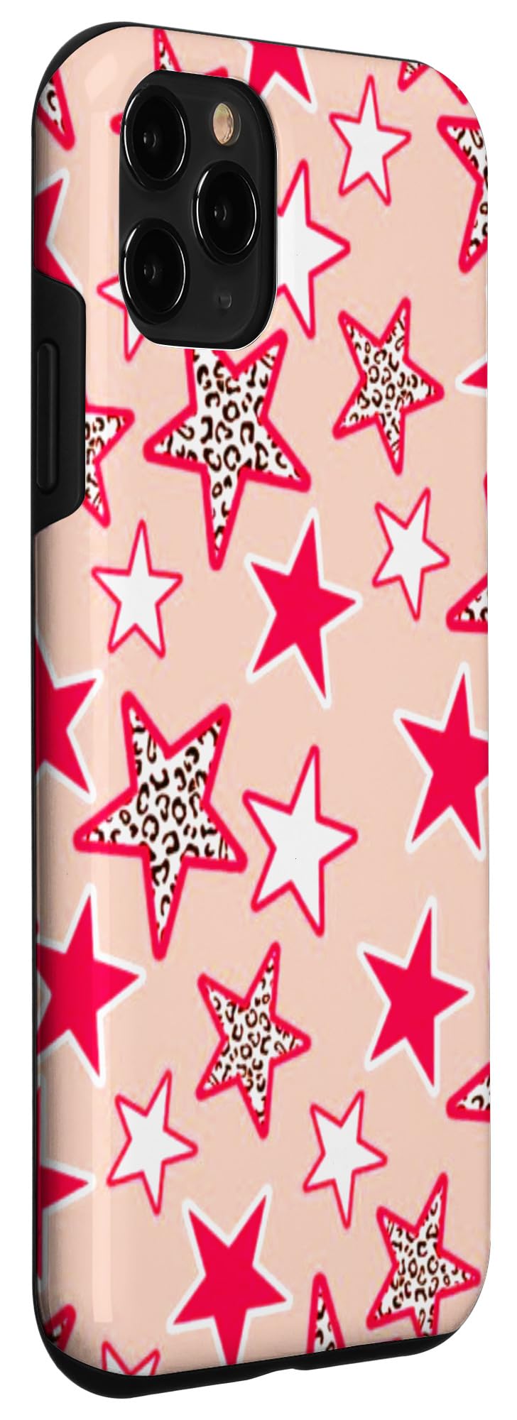 Cute Retro Animal Stars iPhone 11 Pro Case - Trendy Indie Preppy Aesthetic Print Phone Cover for Women & Men - Perfect for School, Work, Travel & Everyday Use