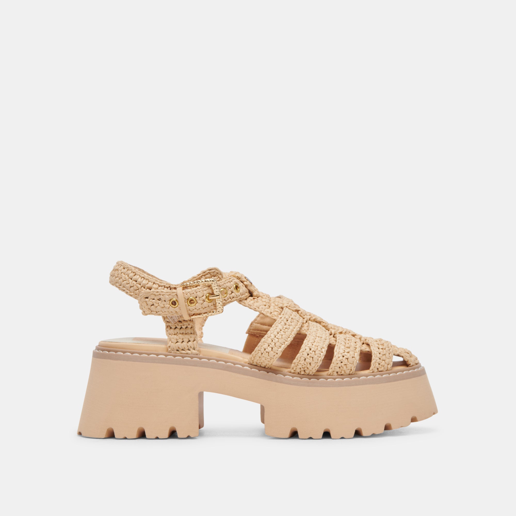 LASLY Women's Knit Sandals - Breathable Natural Fiber Summer Beach Sandals for Walking, Travel & Outdoor Activities