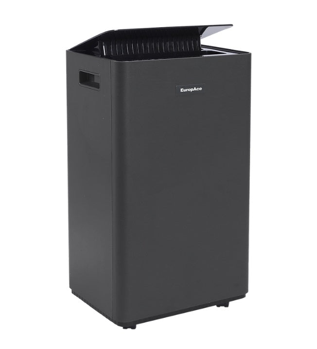 EuropAce EDH8400DGY 40L 5-in-1 Smart Dehumidifier with DC Technology - Perfect for Basements, Bedrooms & Small Spaces