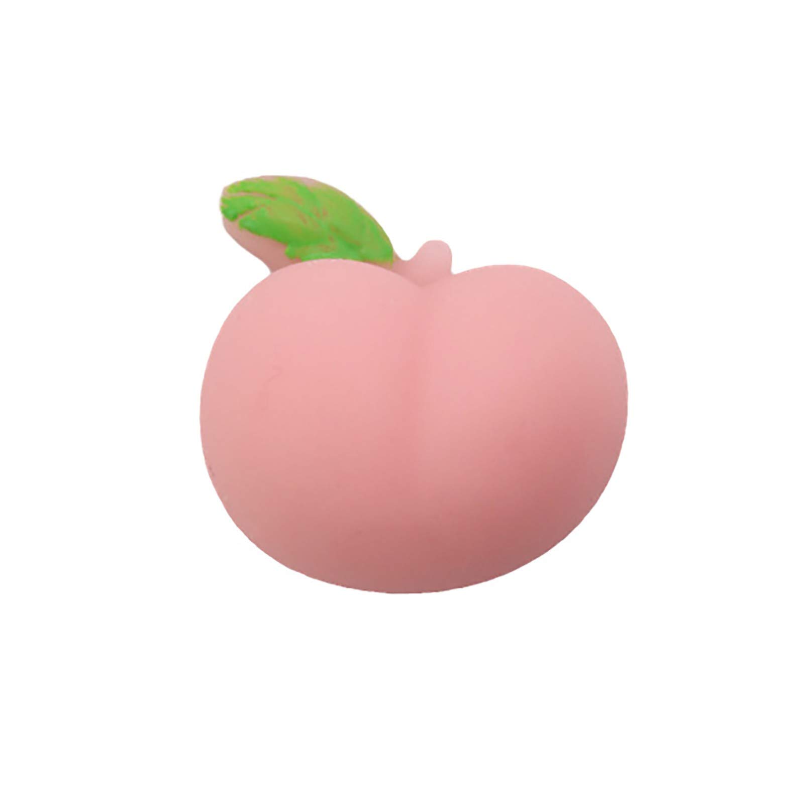 10Pcs Mini Peach Stress Relief Squeeze Toys - Soft Anxiety Fidget Toys for Kids & Adults - Cute Novelty Stress Vent Tools for Toddler Boys & Girls - Perfect for Home, Office, School & Travel Use
