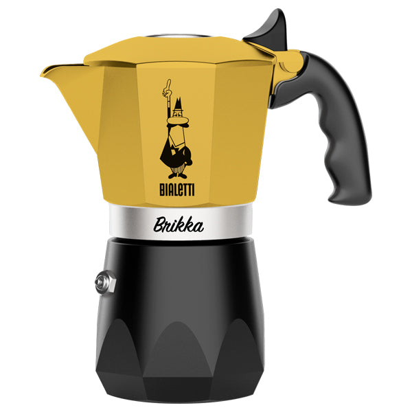 Bialetti Brikka Stovetop Espresso Maker - 2 Cup Moka Pot for Rich Italian Coffee - Perfect for Home, Office & Camping Brewing