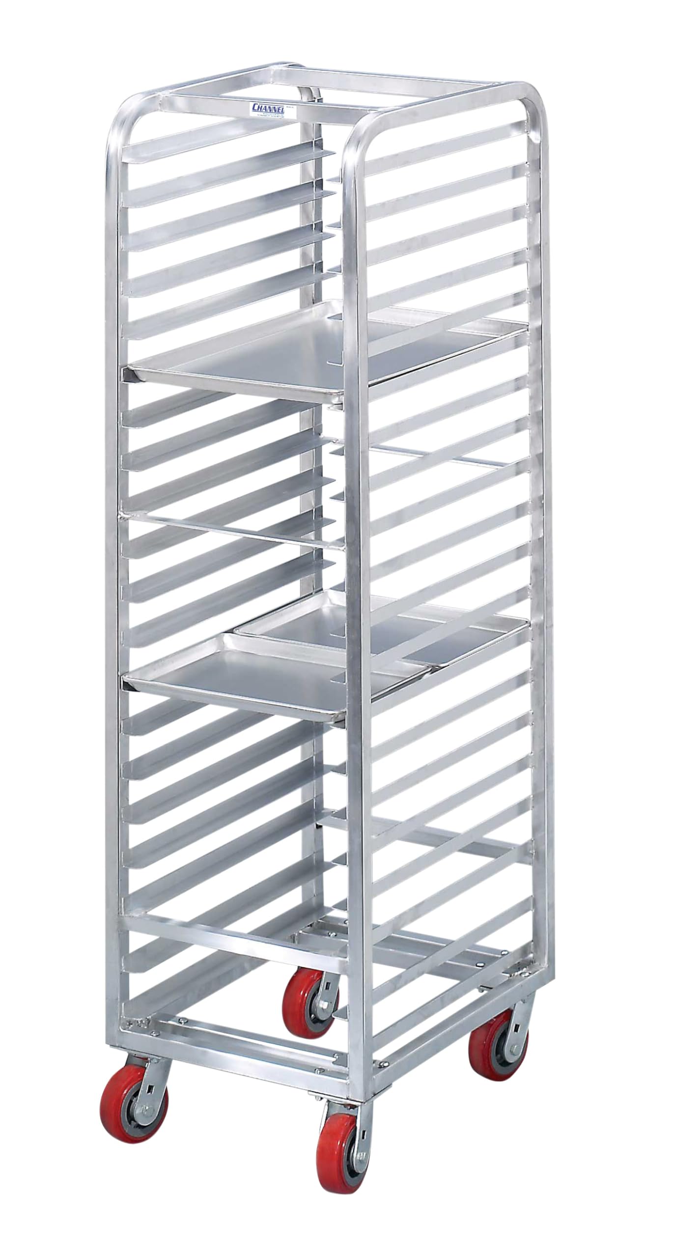 Commercial Bun Pan Rack - Heavy Duty Stainless Steel Sheet Pan Holder for Bakeries & Restaurants - Perfect for Organizing Baking Trays, Cookie Sheets, and Sheet Pans in Professional Kitchens