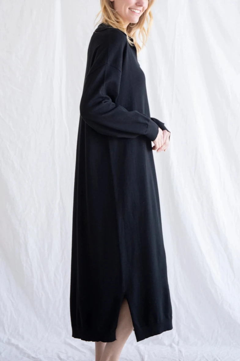 Cozy Women's Knit Dress - Soft Casual Long Sleeve Tunic Sweater Dress for Fall & Winter | Perfect for Home, Office, and Weekend Outings
