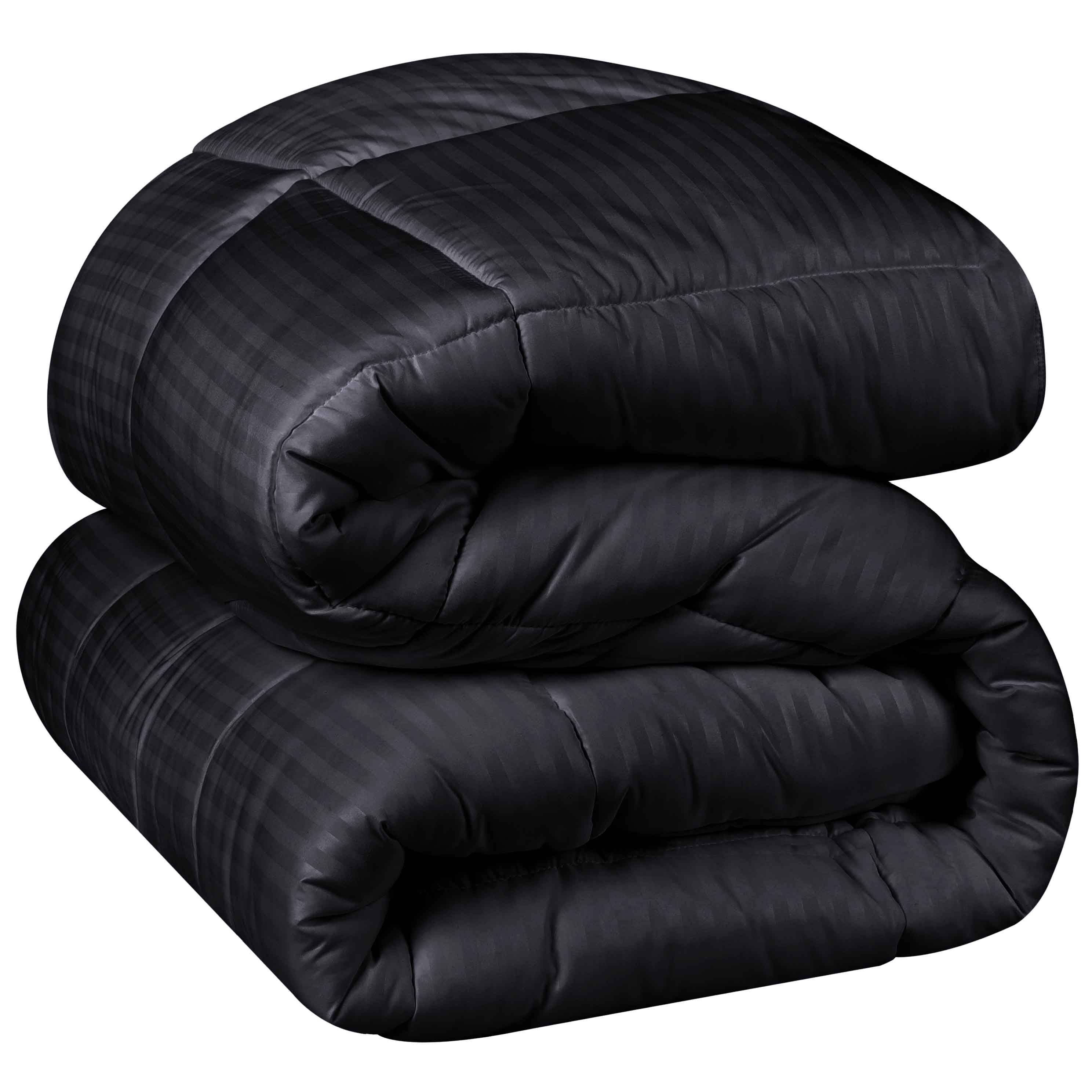 Reversible Striped Down Alternative Comforter - Soft & Lightweight All-Season Bedding for Cozy Sleep - Perfect for Bedrooms, Guest Rooms & Dorm Rooms