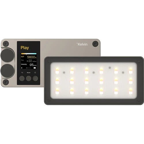 Kelvin Play Pro RGB LED Light Panel - 18W Dimmable Studio Lighting for Photography, YouTube Videos & Live Streaming - Perfect for Content Creators, Vloggers & Gamers