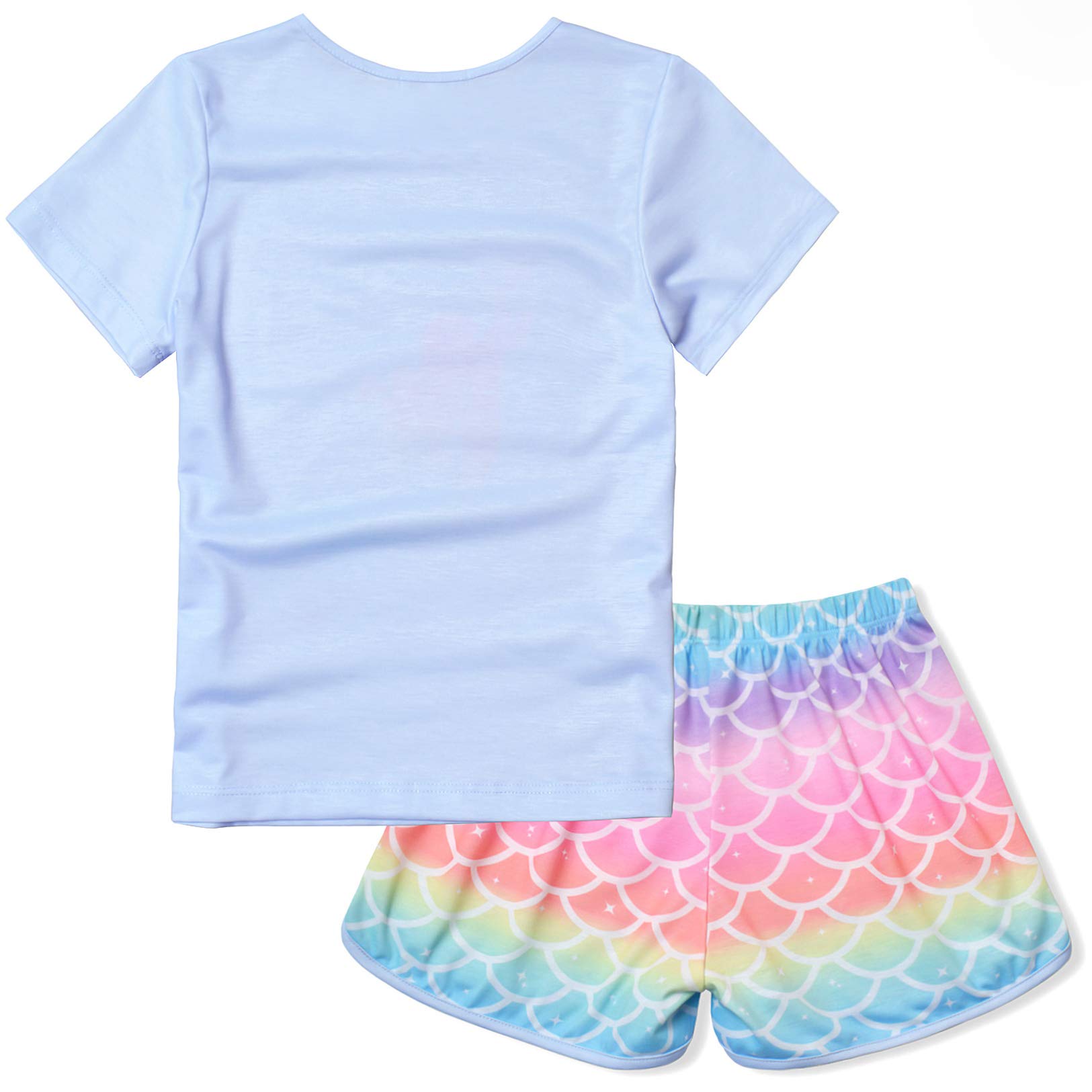 Girls Cotton Pajama Sets - Summer Short Sleeve Sleepwear for Kids | Playtime & Bedtime