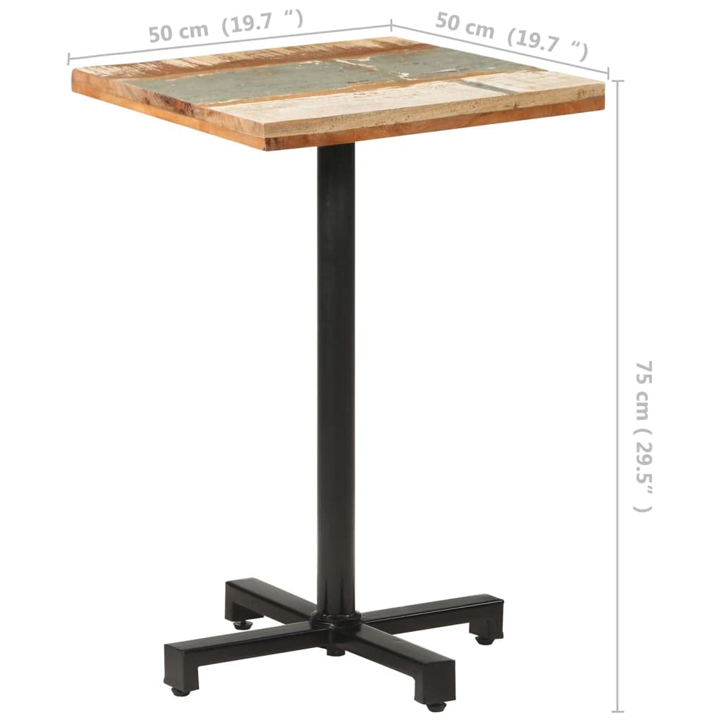 Youuihom Solid Reclaimed Wood Dining Table - 19.7
