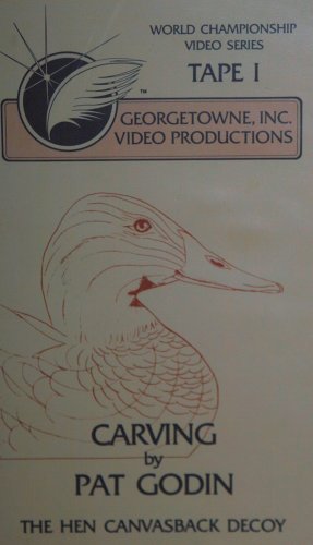 Pat Godin Tape 1 The Hen Canvas Decoy - Hand Carved Duck Hunting Decoy for Collectors & Waterfowl Enthusiasts - Perfect for Home Decor, Hunting Lodge Display & Outdoor Decoration