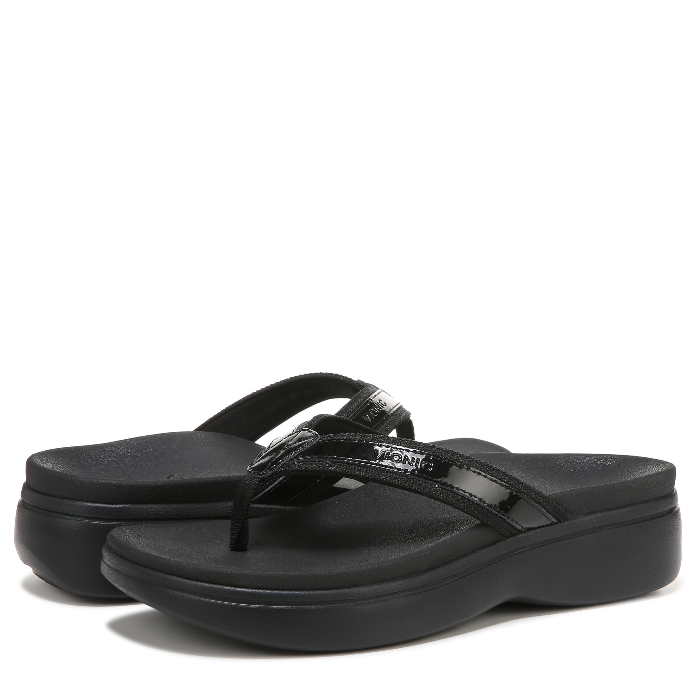Vionic High Tide II Women's Orthotic Platform Sandals - Arch Support & Comfort for Walking, Travel & Summer Outfits