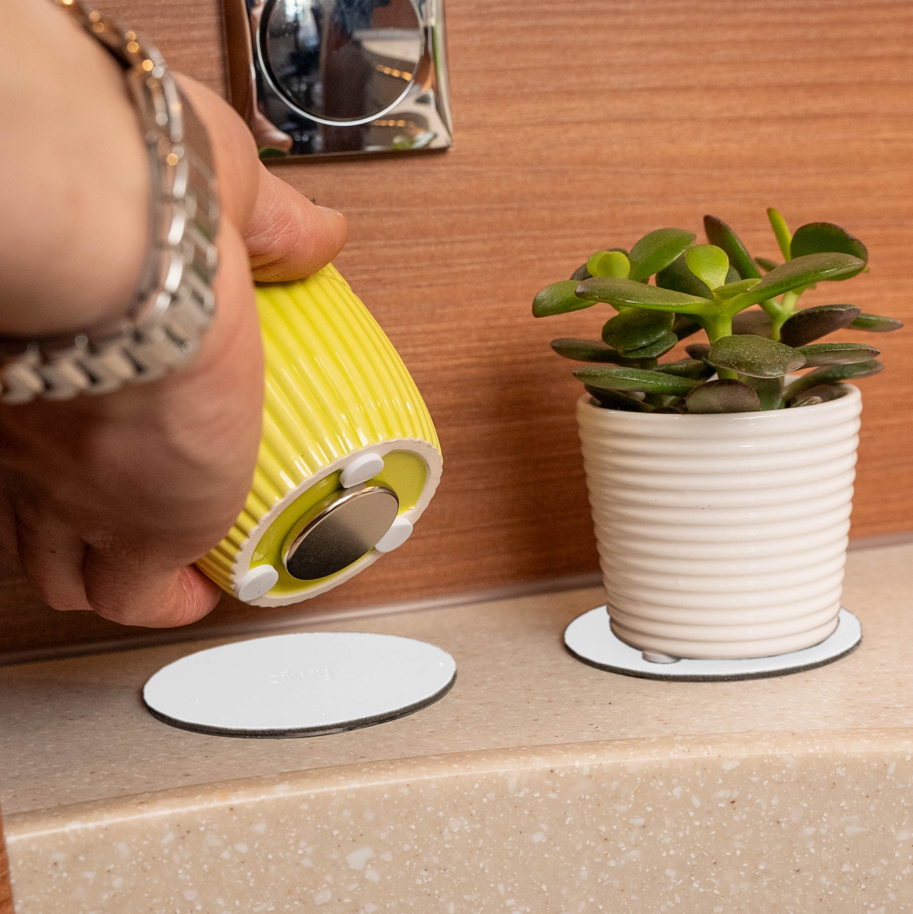 Powerful Magnet Bundle - Strong White Magnets for Home, Office & DIY Projects - Perfect for Fridge, Whiteboard & Crafts