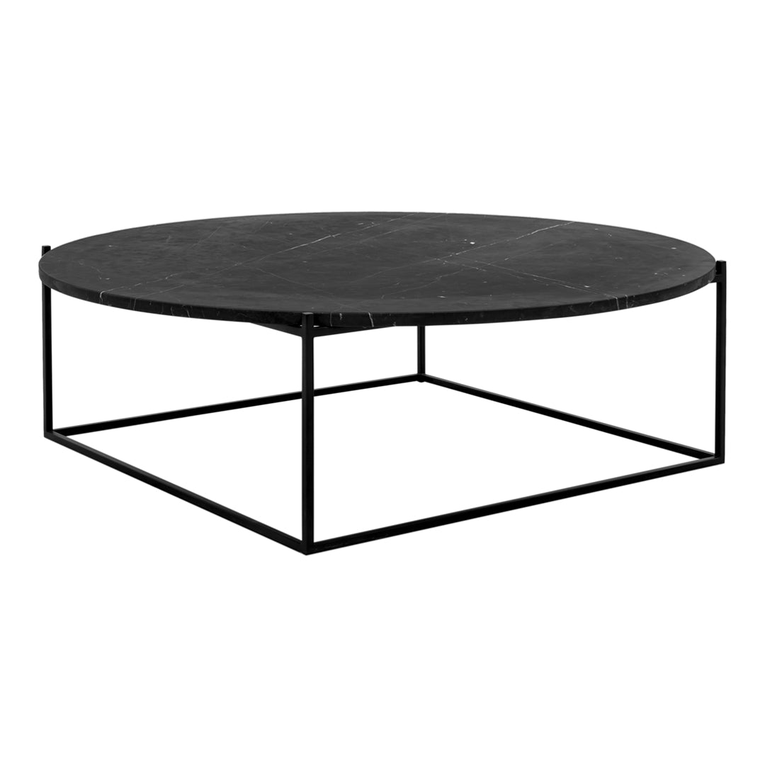 Modern Round Coffee Table - 36 Inch Wooden Living Room Center Table for Small Spaces - Perfect for Apartments, Lounges & Cozy Home Decor
