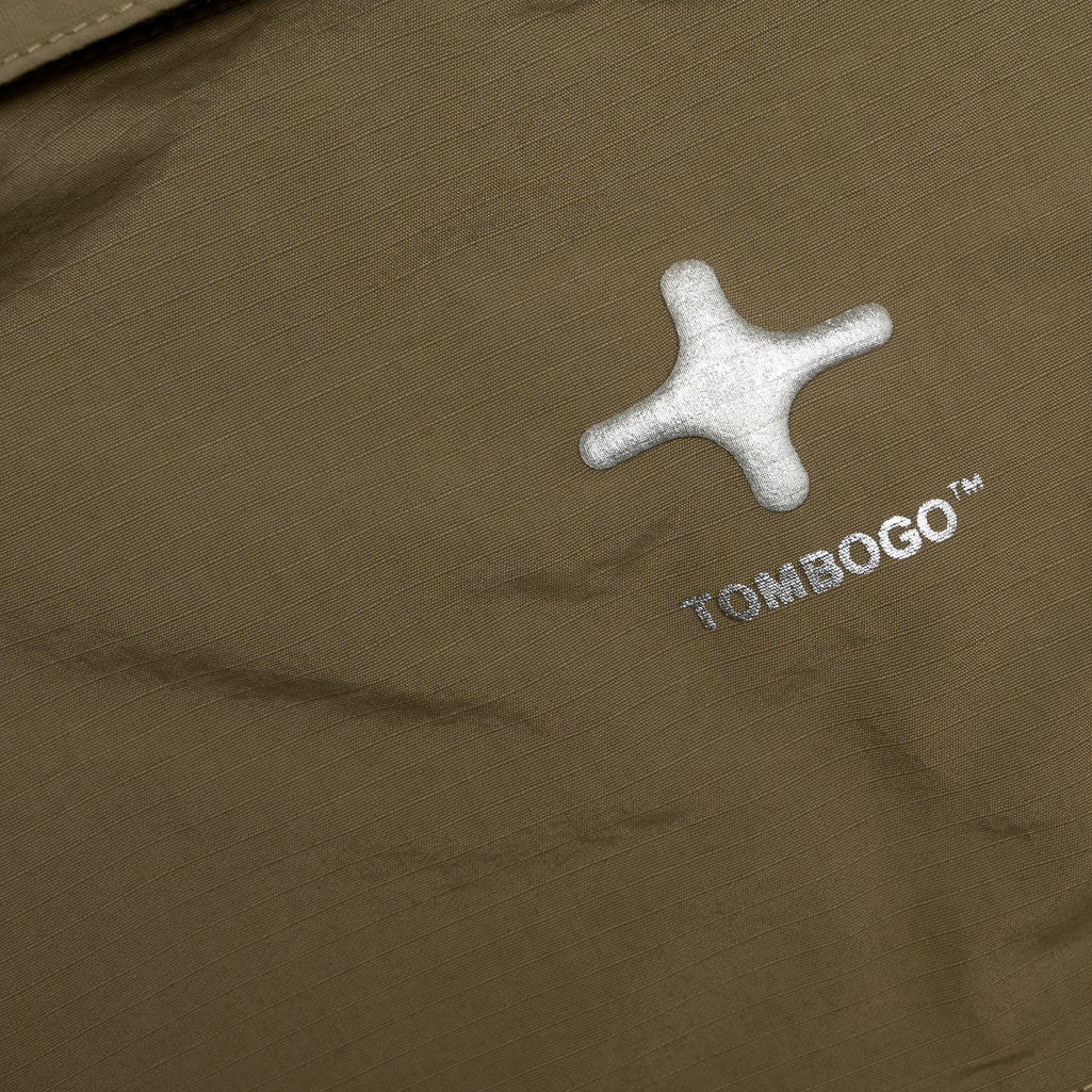 TOMBOGO Shock Cord Shirt - Adjustable Outdoor Performance Top for Men & Women | Olive Green Quick-Dry Travel & Hiking Shirt for Adventure & Casual Wear