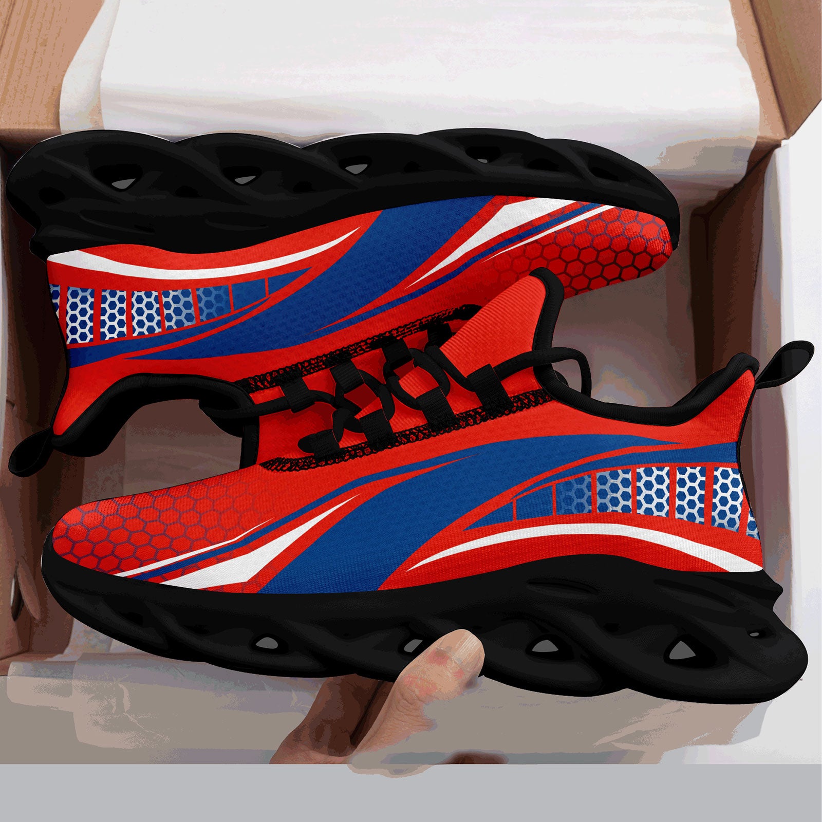 Custom Maxsoul Personalized Sneakers - Breathable Lightweight Running Shoes for Men & Women (Model FN003 E025022) - Perfect for Jogging, Gym Workouts & Casual Wear