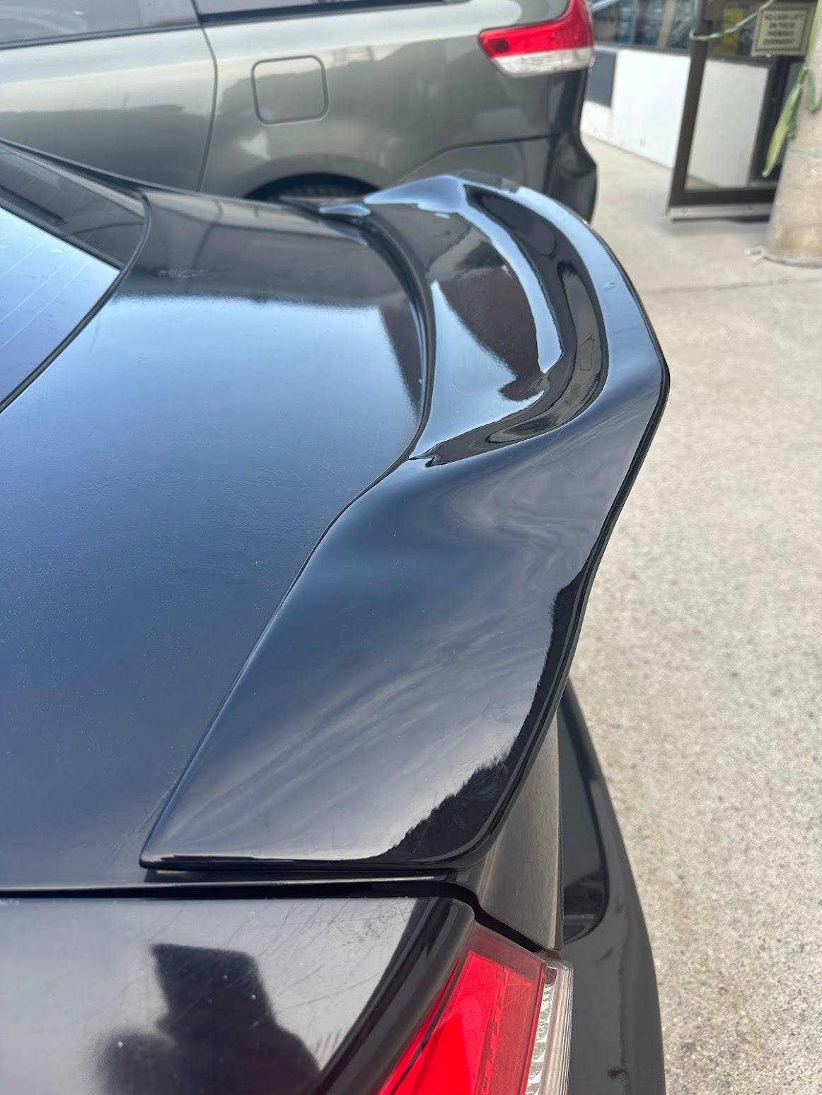 2006-2011 Honda Civic Sedan Trunk Spoiler - R-Style Duck Bill Rear Wing - Painted OEM Replacement - Perfect for Street Racing & Car Shows