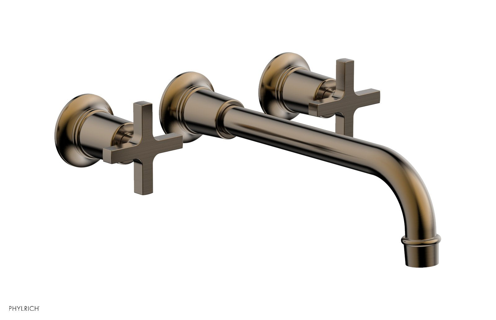 HEX MODERN Wall Mounted Lavatory Faucet Set with 10