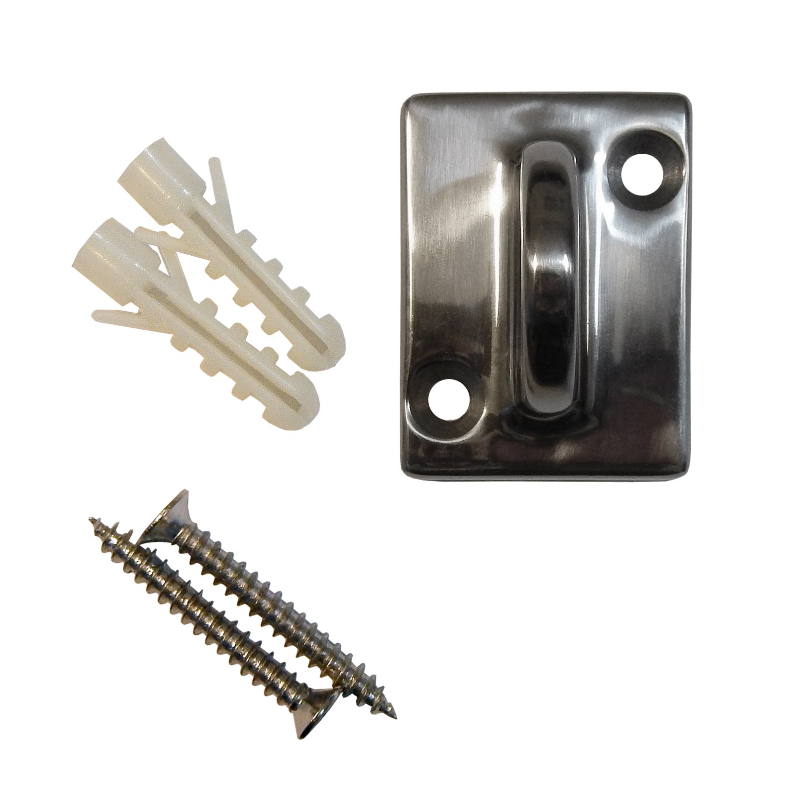 Stainless Steel Rope Stanchion Wall Plate - Decorative Crowd Control Barrier (10 Pack, Mirror Finish) for Event Venues, Theaters, and VIP Sections