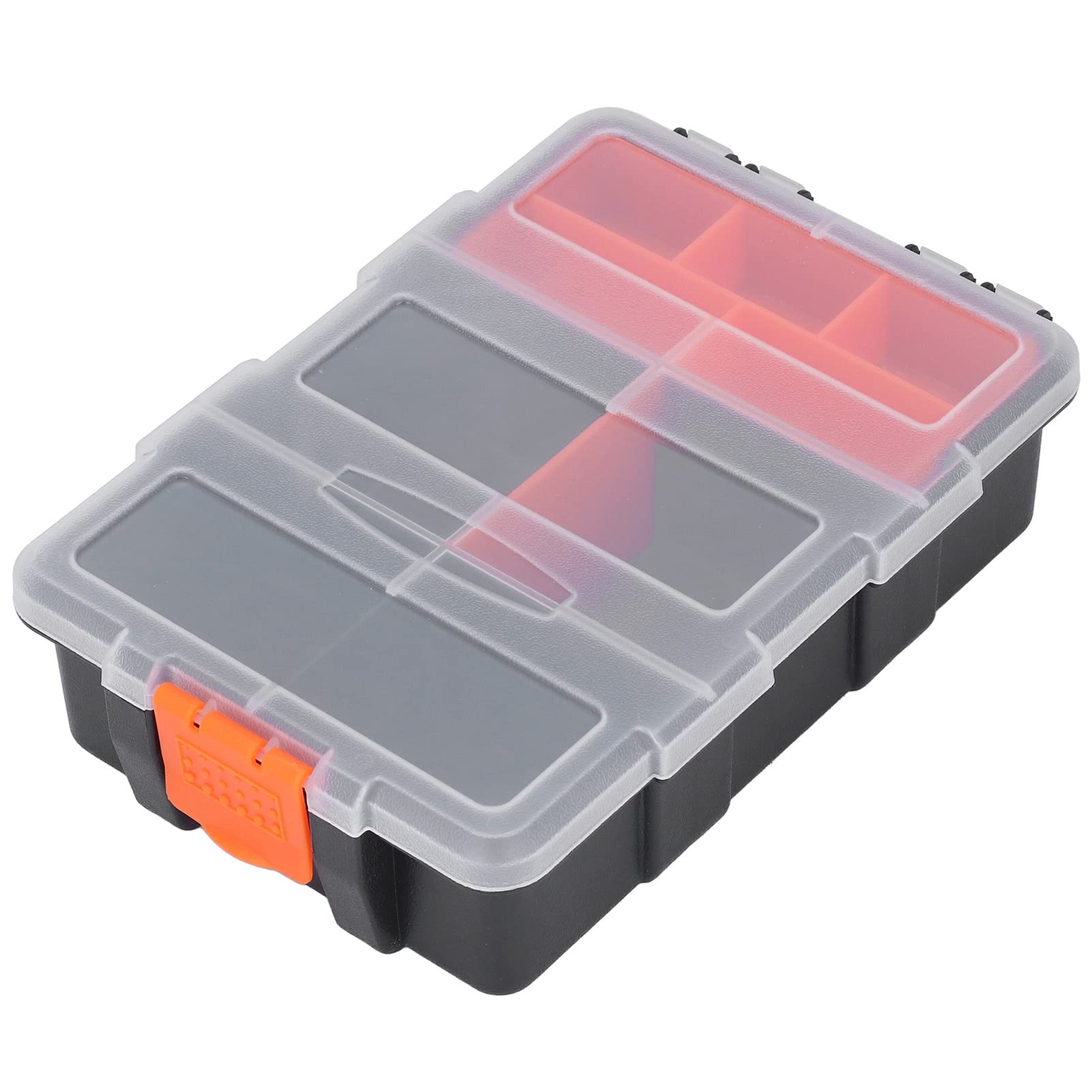 Durable PVC Double Layer Grid Storage Box - Space Saving Organizer for Hardware Tools, Household Items | Heat Resistant & Sturdy Design for Garage, Workshop & Home Organization