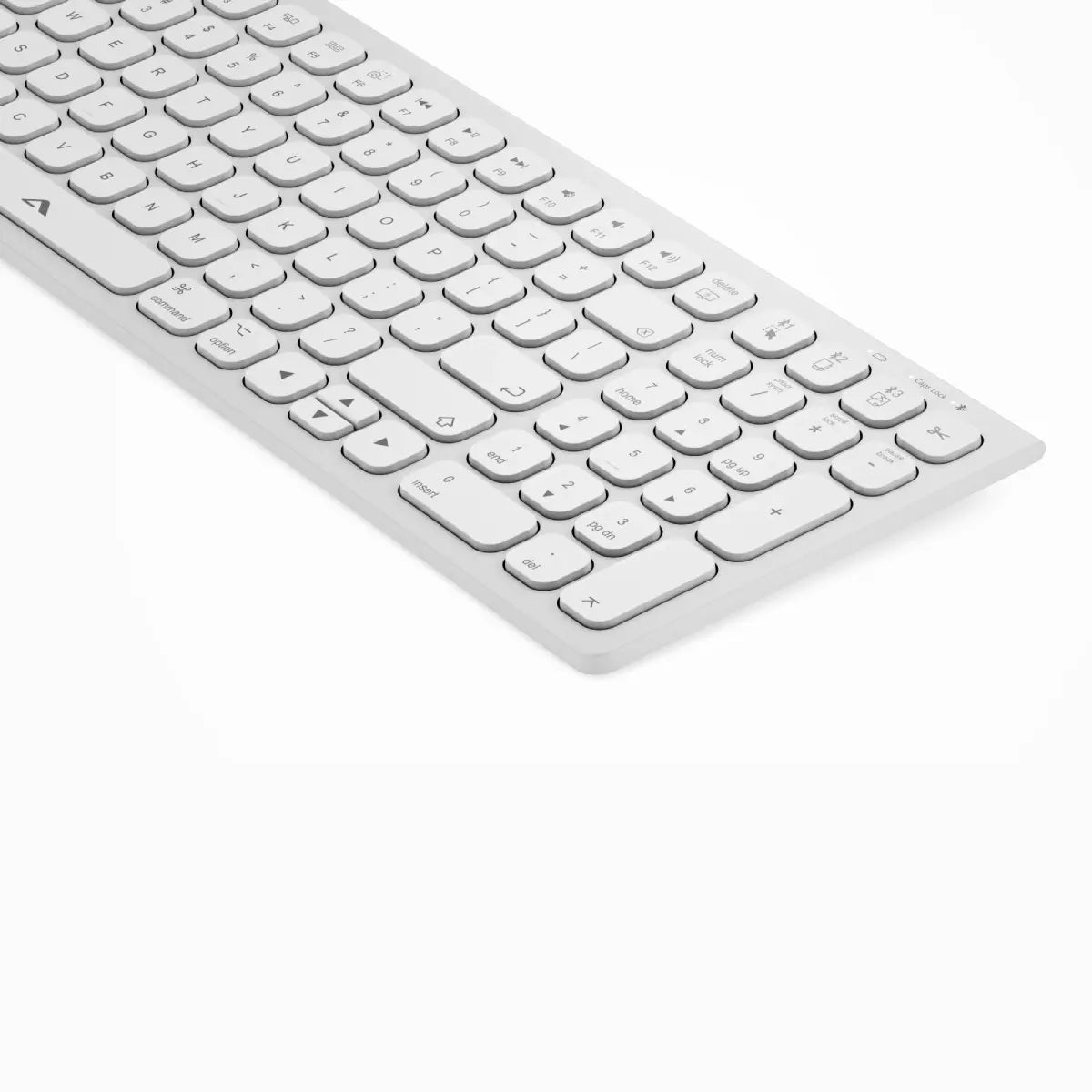 Echelon USB C Compact Rechargeable Wireless Keyboard for MacBook Air/Pro - Slim Bluetooth Keyboard for macOS with Long Battery Life - Perfect for Home Office, Remote Work & Travel