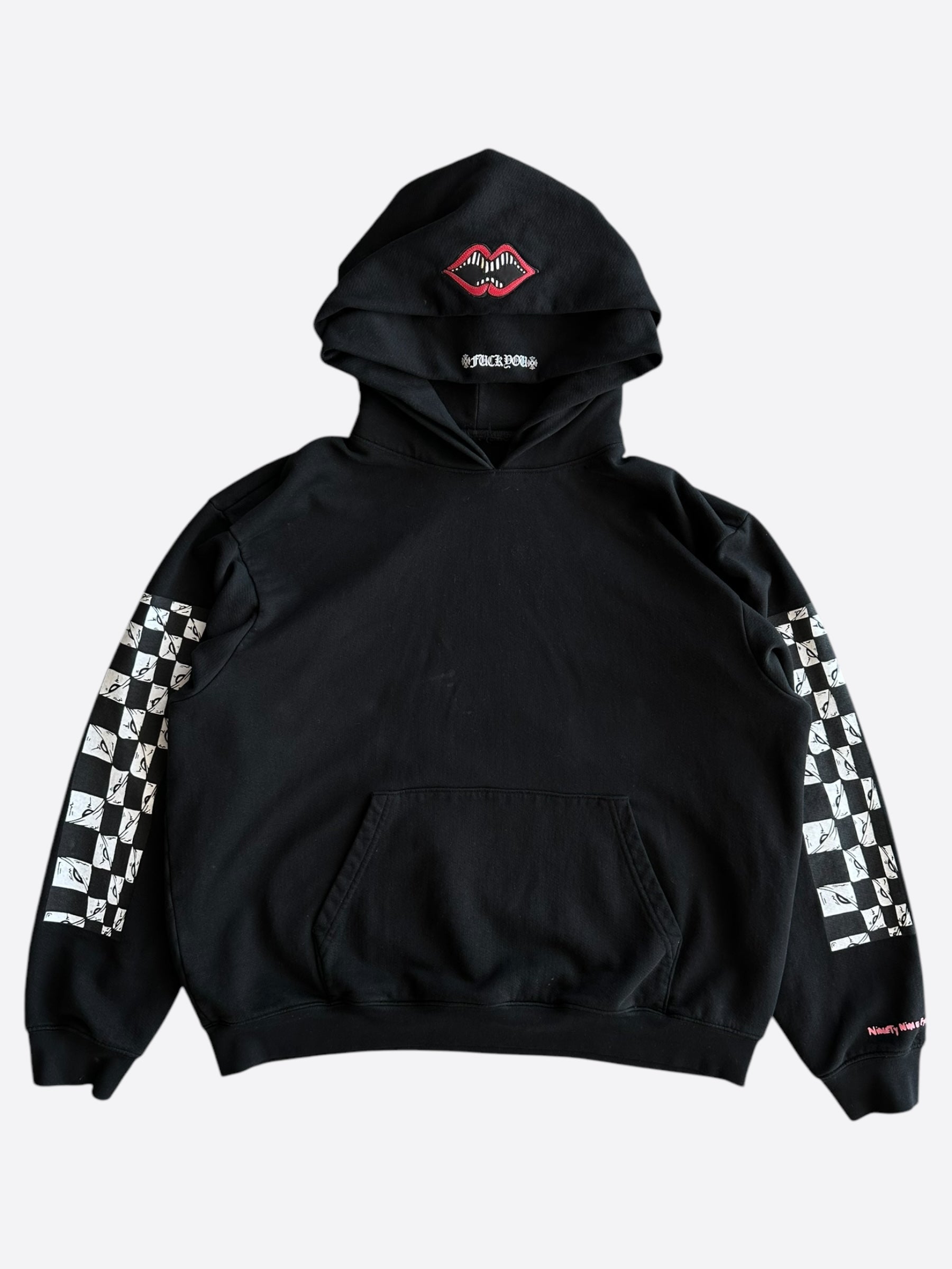 Chrome Hearts Matty Boy Black & White 99 Eyez Double Hoodie - Stylish Streetwear for Men | Perfect for Casual Outfits & Urban Fashion