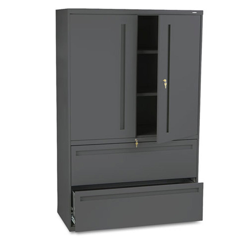 Two Drawer Lateral File Cabinet with Storage - 42