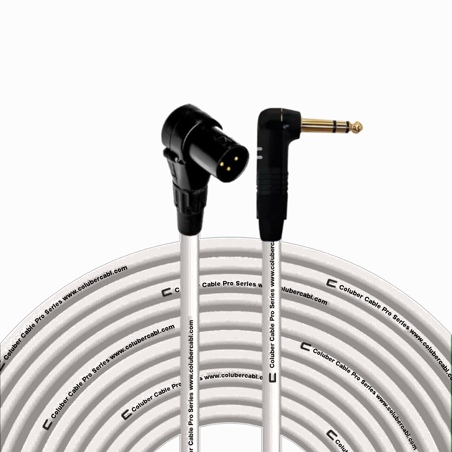 Coluber Cable 200ft Right Angle XLR Male to Right Angle 1/4