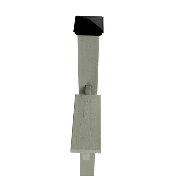 Durable Outdoor Hazleton Mailbox Post - Heavy Duty Steel Mailbox Stand with Anti-Rust Coating for Residential & Commercial Use - Perfect for Driveway, Garden, and Front Yard Installation