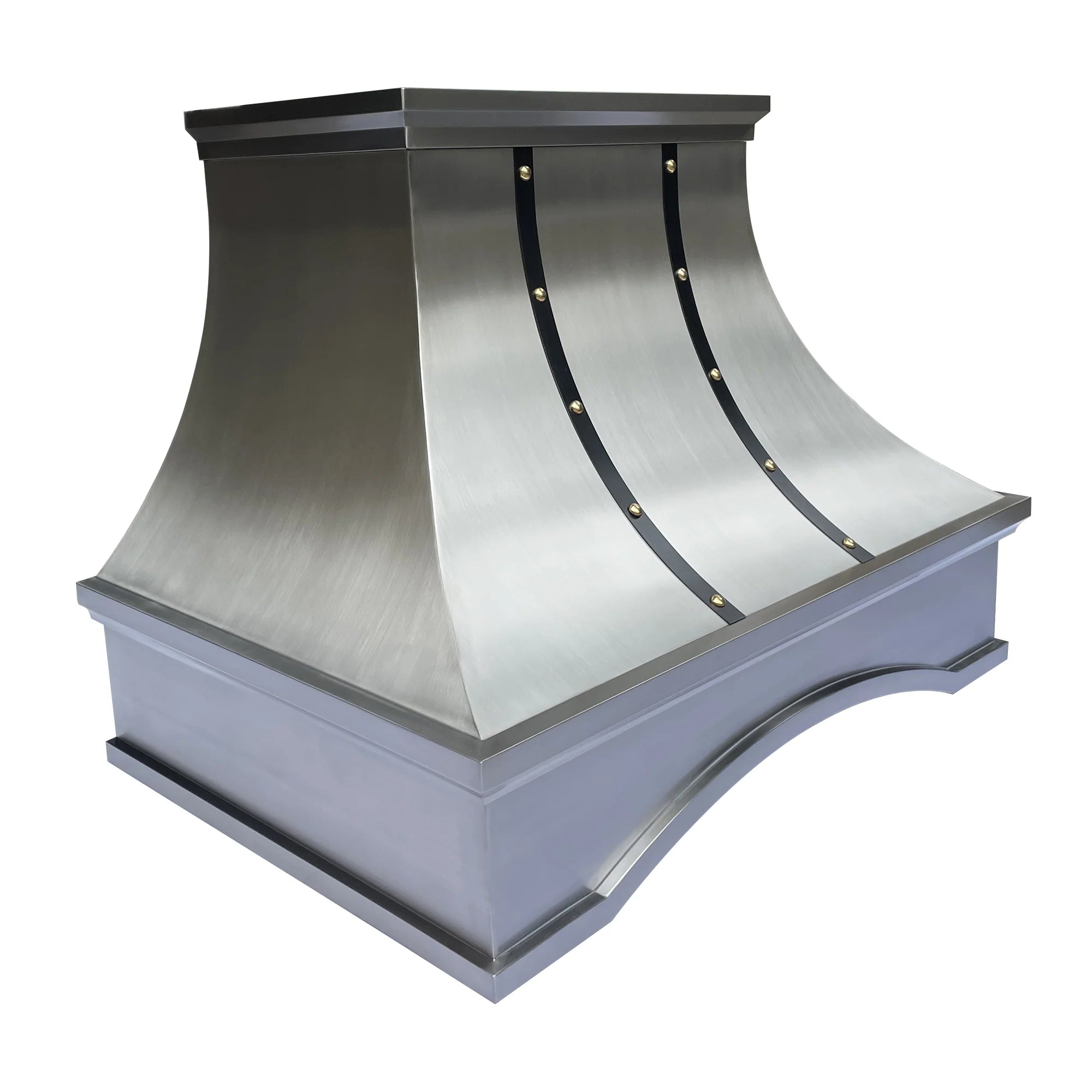 SINDA Tuscan Vent Hood With Arched Apron - 30 Inch Stainless Steel Range Hood for Kitchen - Perfect for Italian Style Home Decor & Restaurant Use