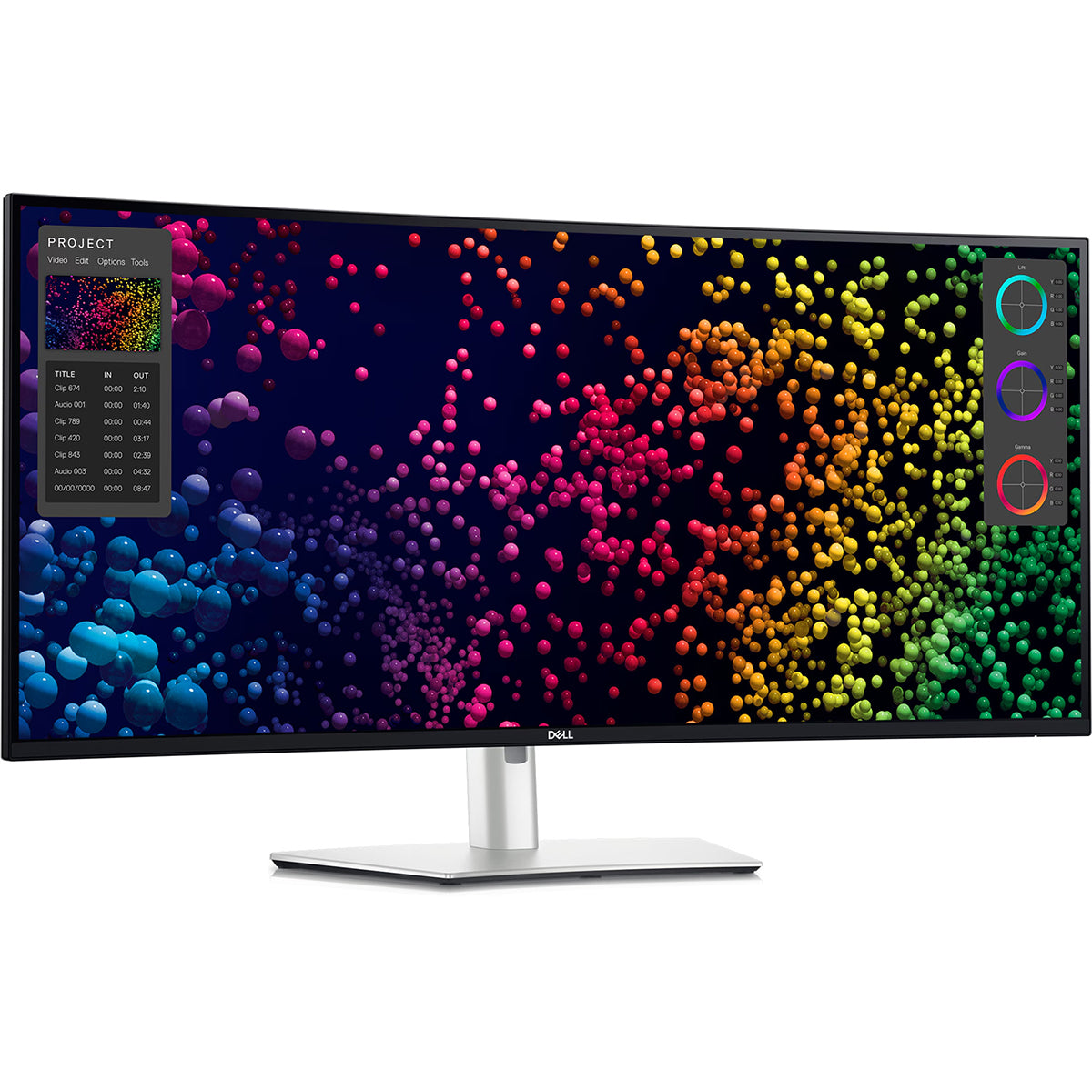 Dell UltraSharp U4025QW 40-Inch 5K IPS Curved Ultrawide Monitor - WQHD Display, 120Hz Refresh Rate for Gaming, Design & Productivity | Home Office & Professional Workspace Setup
