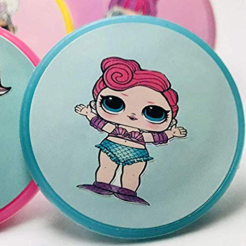 LOL Surprise Party Favors Rings - Set of 30 Colorful Birthday Party Supplies for Kids, Girls & Teens - Perfect for Birthday Celebrations, Baby Showers & Themed Events