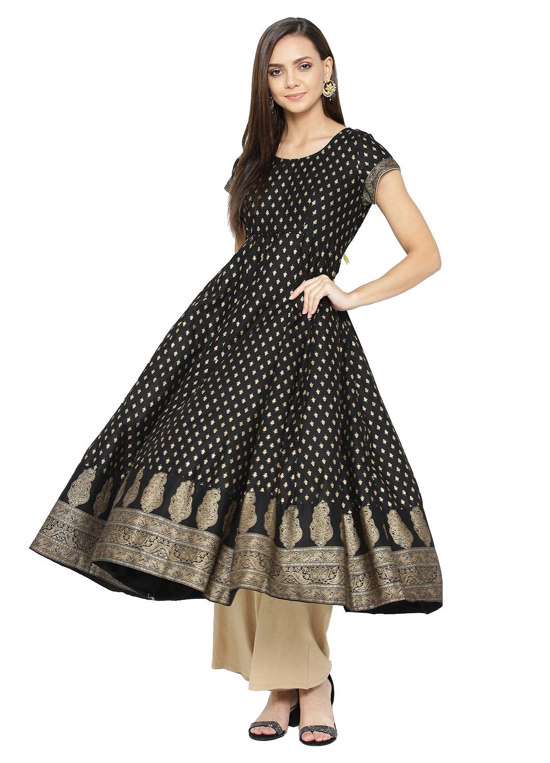 MJRN Ready to Wear Indian Designer Anarkali Kurta Kurtis for Women - Elegant Party Wear Dress Tops & Tunics for Festivals, Weddings & Special Occasions
