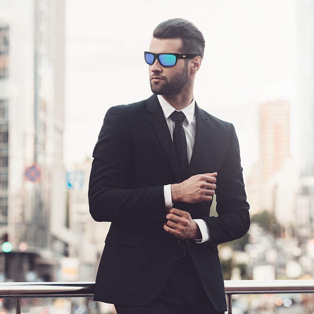 AVIMA King Polarized Sunglasses for Men - UV Protection, Classic Trendy & Stylish Luxury Shades - Perfect for Driving, Fishing, and Outdoor Activities