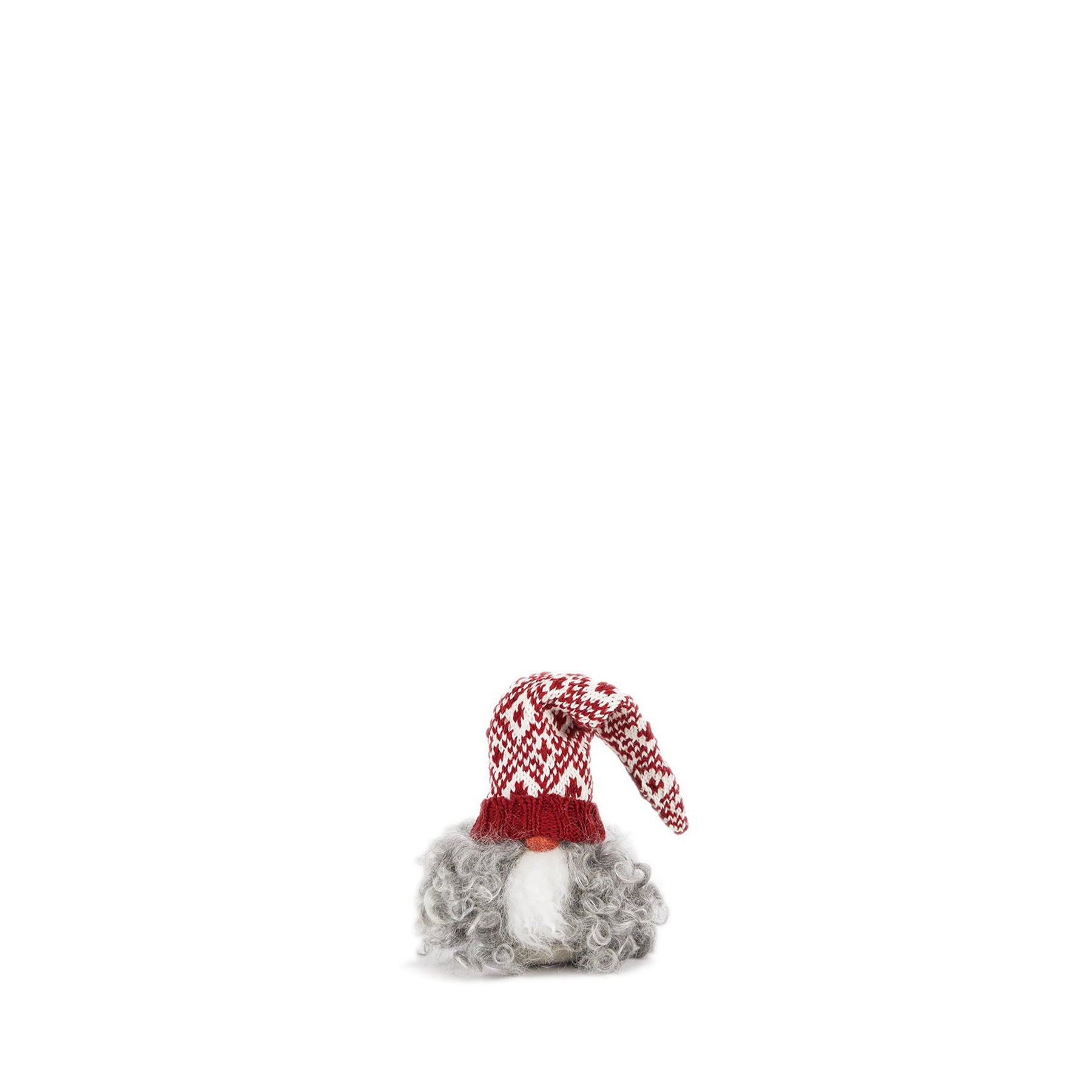 Viktor Red & White Knitted Beanie - Winter Warm Knit Hat for Men & Women - Cozy Outdoor Skiing Snowboarding Hats