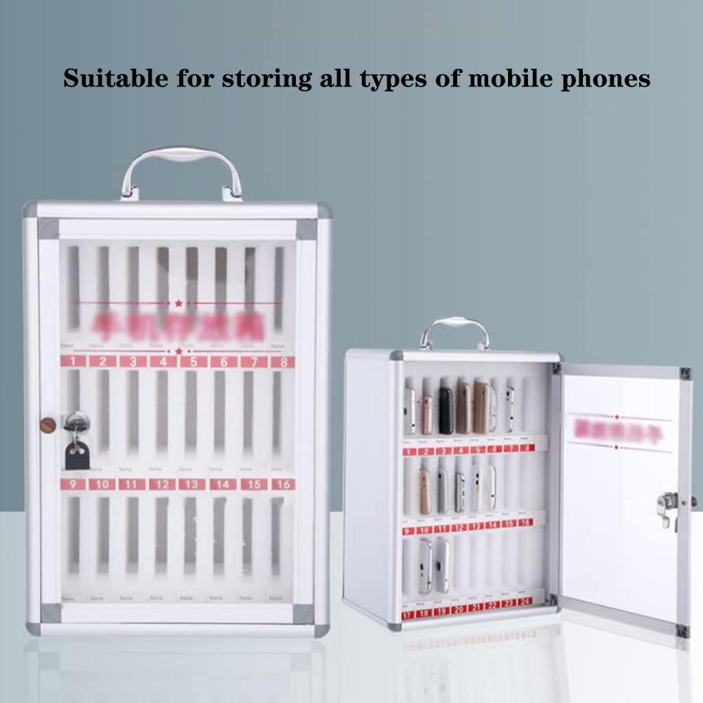 Wall Mounted Mobile Phone Storage Cabinet - 12 to 60 Slot Protective Organizer Box for Factory, School & Office | Secure Device Management for Classrooms, Workplaces & Public Spaces