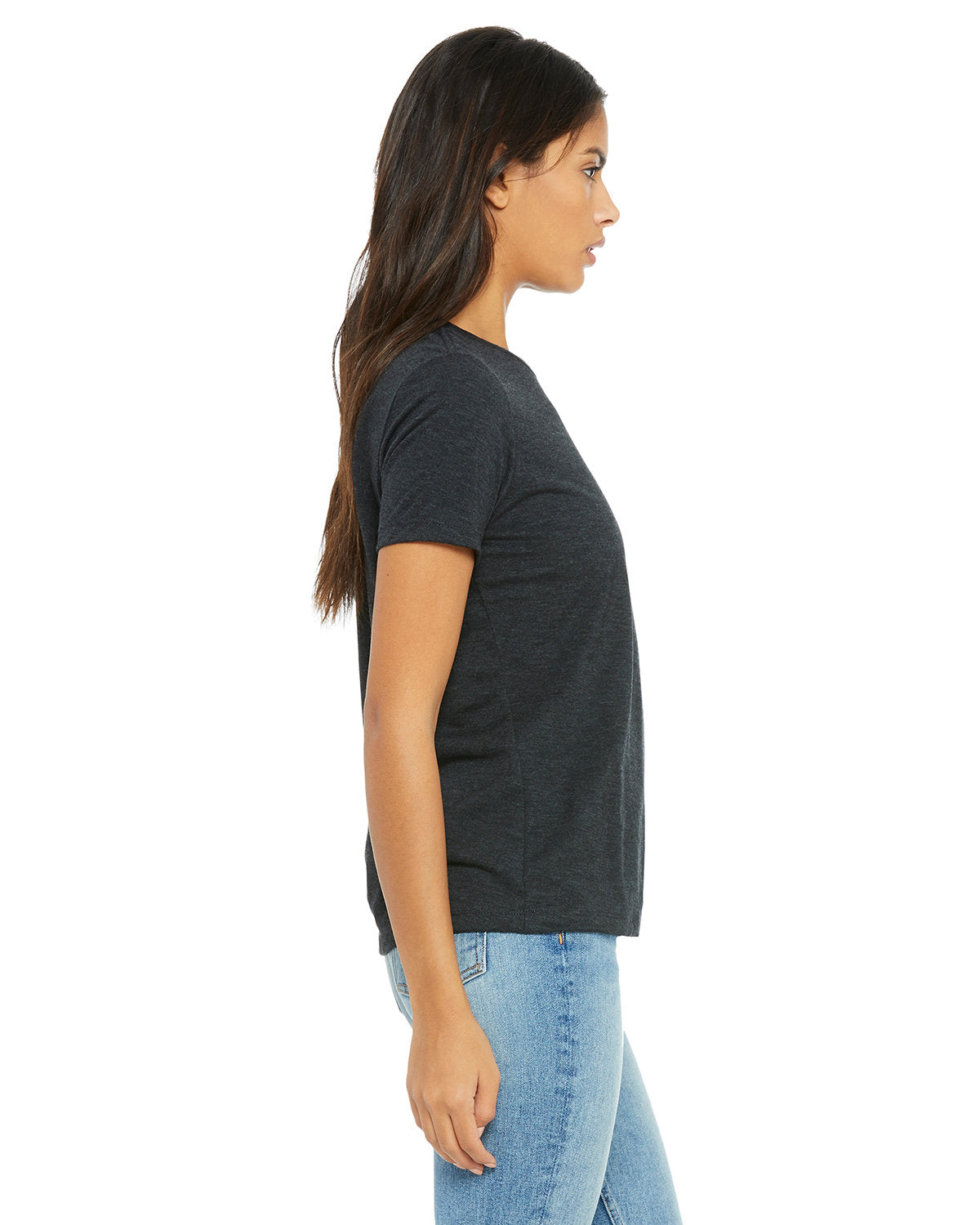 Bella + Canvas 6413 Women's Relaxed Fit Triblend T-Shirt - Soft Comfortable Casual Tee for Everyday Wear, Gym, and Outings
