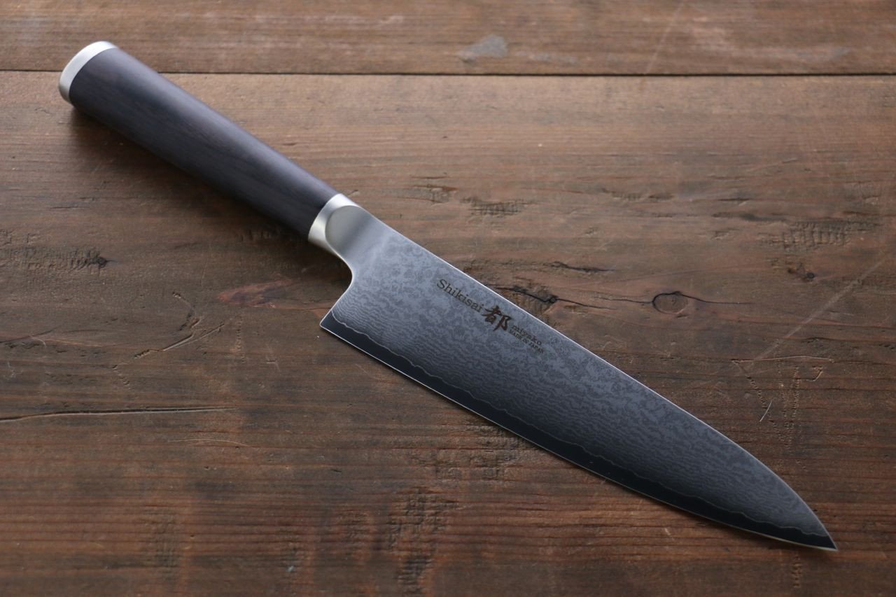 Premium Miyako AUS8 33-Layer Damascus Gyuto Chef Knife 180mm - Japanese Kitchen Knife for Professional Chefs & Home Cooking, Perfect for Slicing, Dicing & Meat Cutting