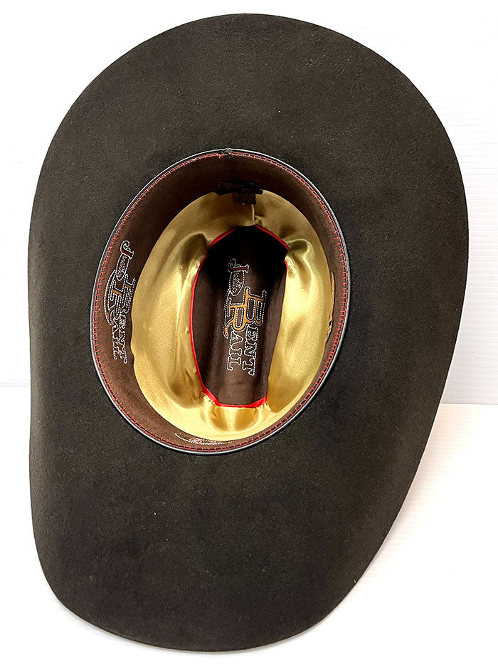 Justin JF0657DYLA Bent Rail Dylan 6X Fur Felt Cowboy Hat in Chocolate Brown - Perfect for Western Rodeo, Country Music Festivals & Outdoor Adventures