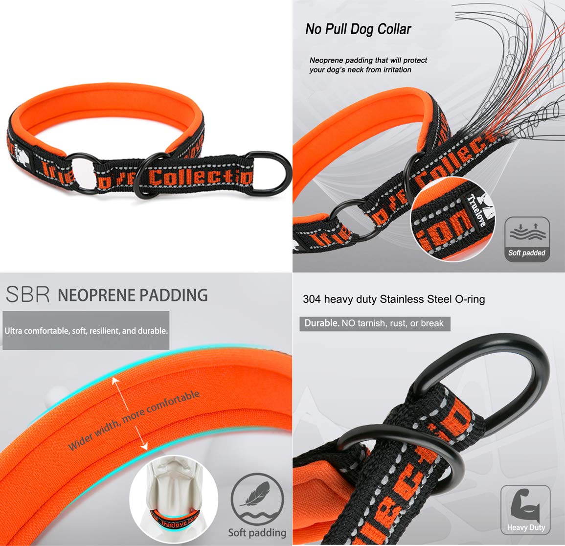 **SGODA Small Pink Nylon Dog Choke Collar – Adjustable Training Collar for Small Dogs, Perfect for Walking, Training & Obedience Control**