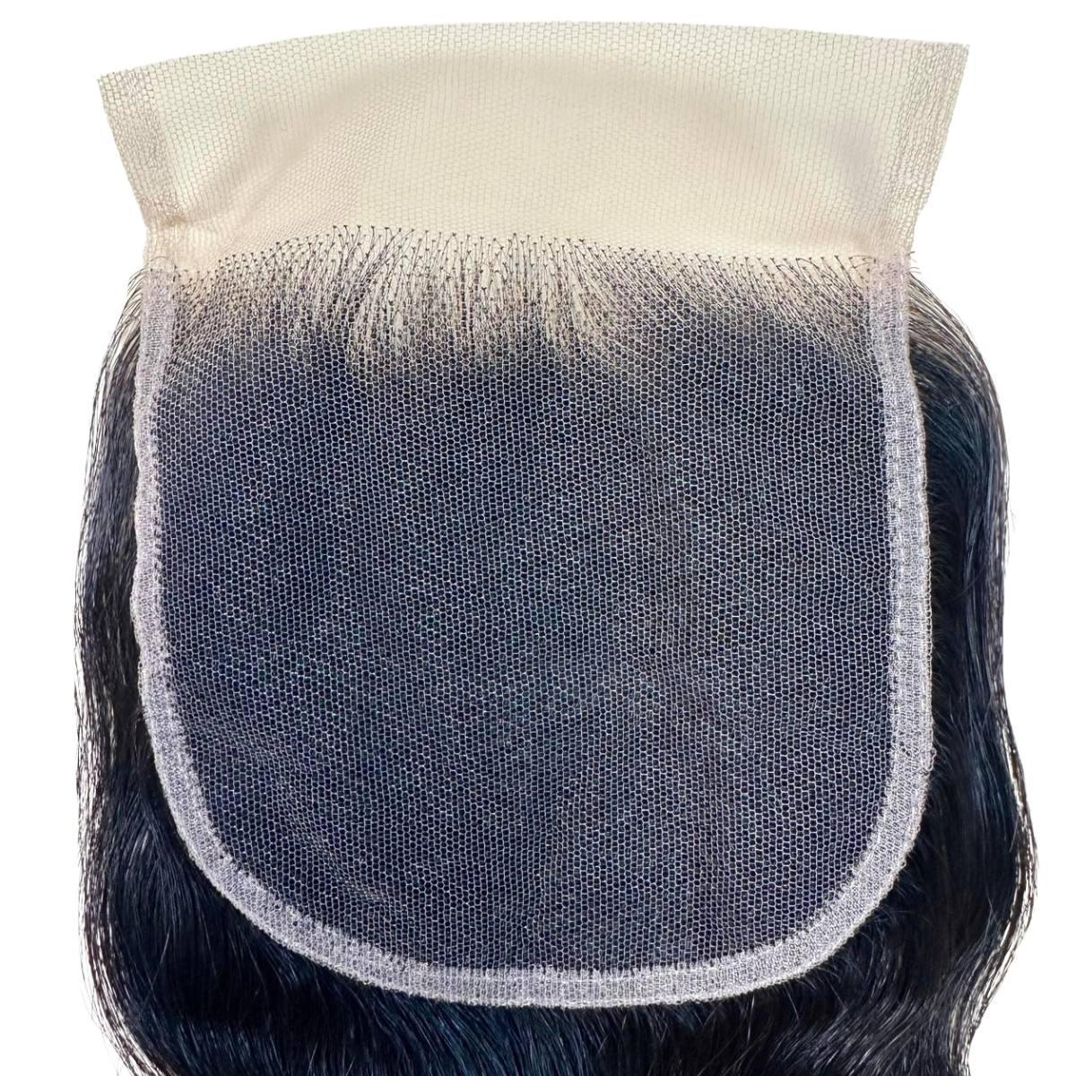 Raw Body Wave 4x4 HD Lace Human Hair Closure - Natural Looking Hairpiece for Everyday Wear & Special Occasions
