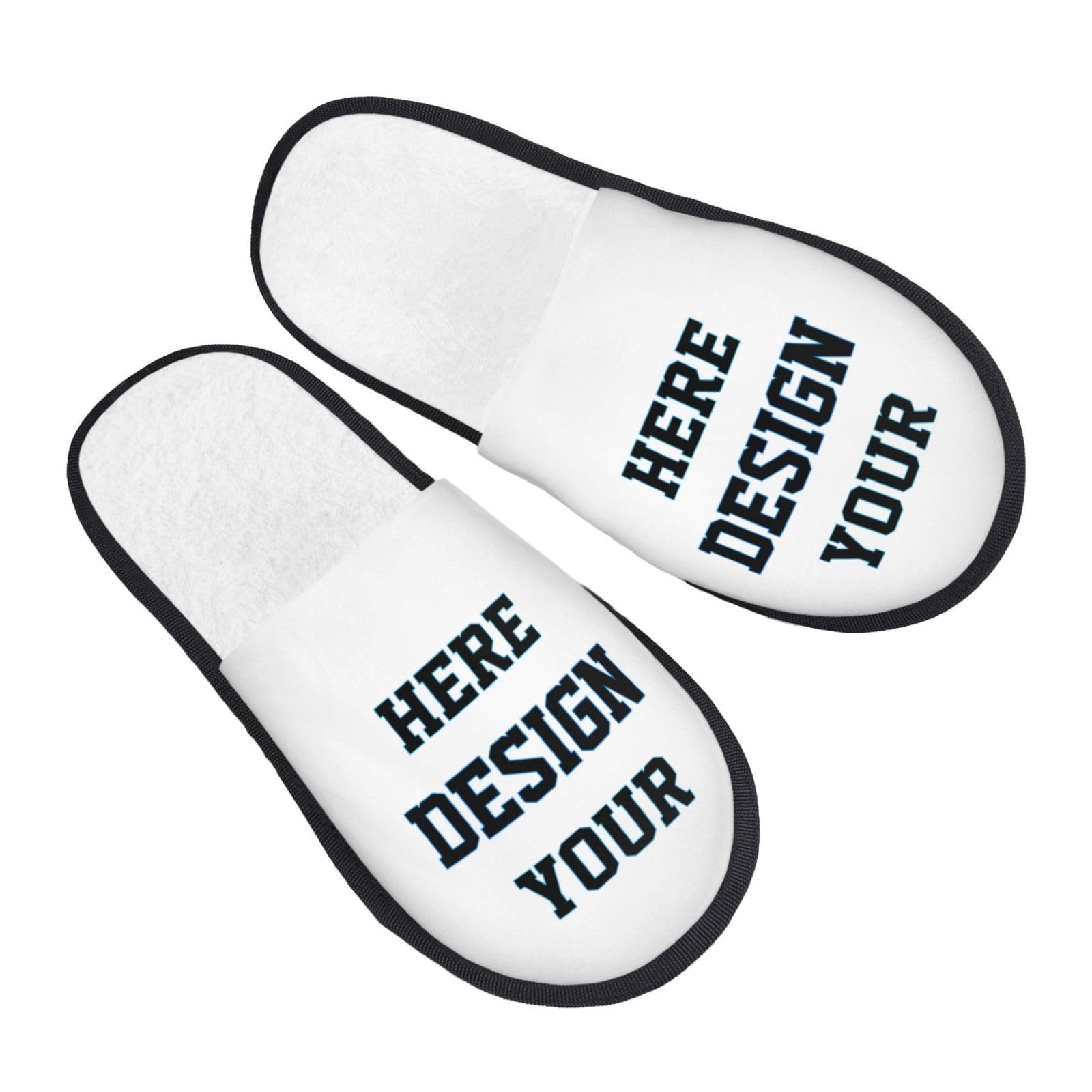 Custom Personalized Slippers for Women - Monogrammed Name & Photo House Shoes - Cozy Gift for Mom, Wife, Daughter - Perfect for Christmas, Birthday, Home Relaxation