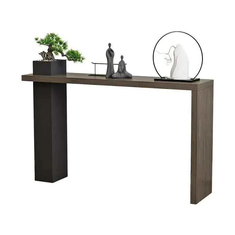 Long Narrow Hallway Solid Wood Console Table - Rustic Entryway Sofa Table for Small Spaces - Perfect for Apartments, Hallways & Home Decor