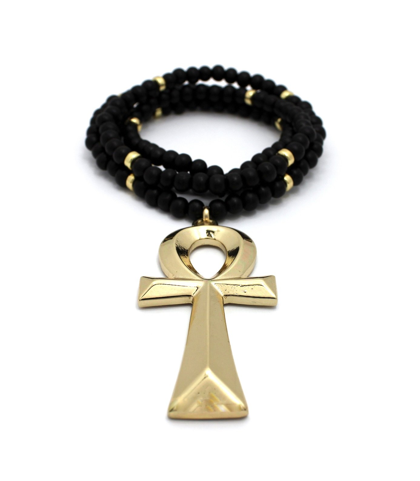 Egyptian Ankh Pendant Necklace - 6mm 30