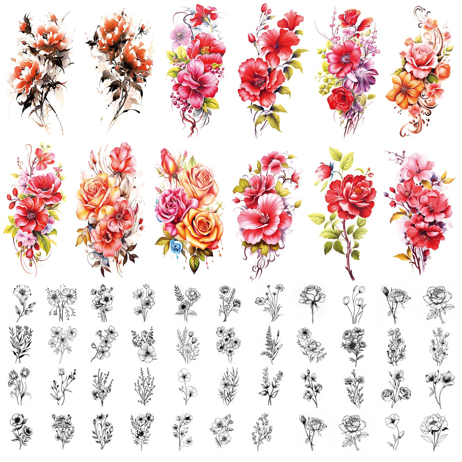 The Secret Garden: A Tale of Transformation with Temporary Tattoos