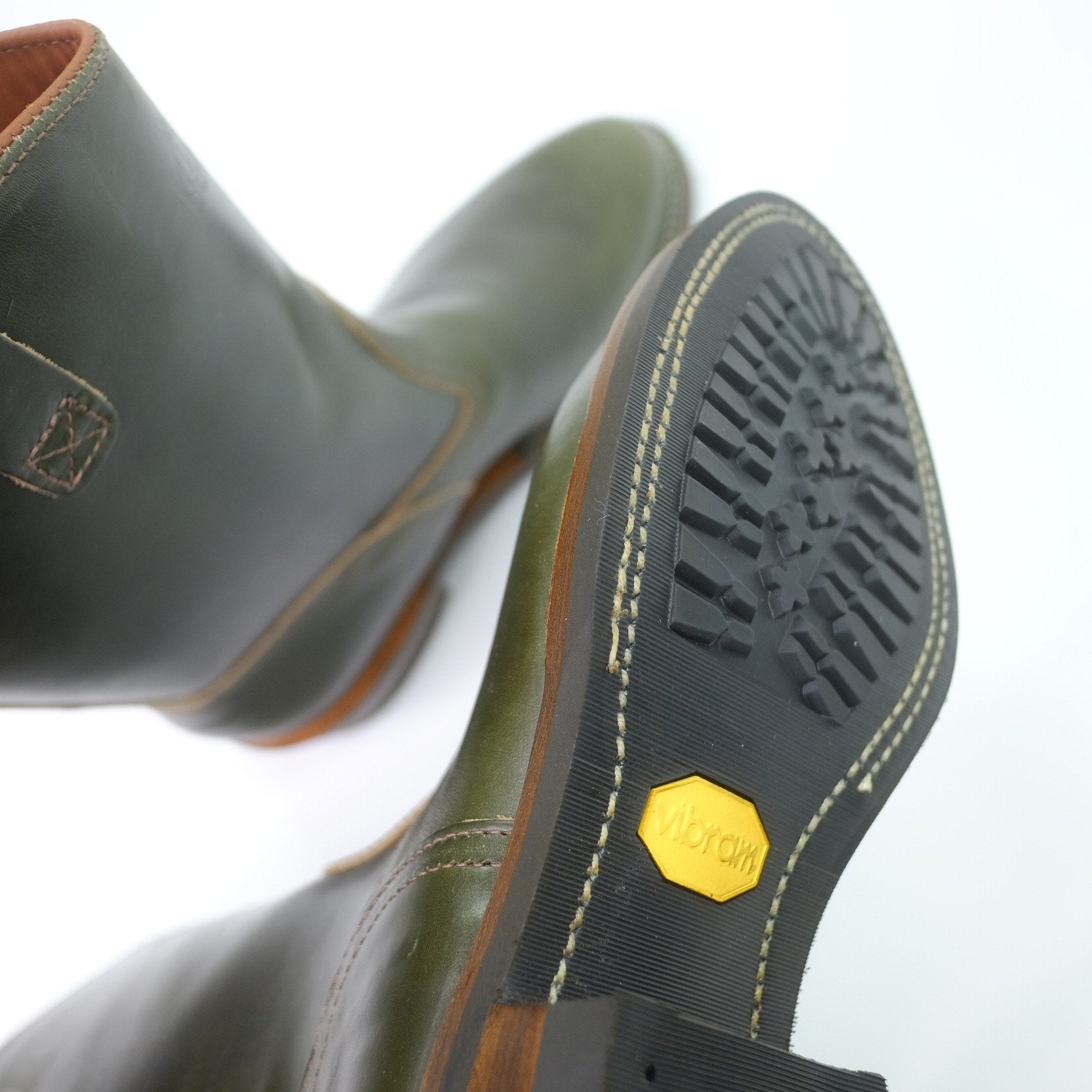 Wesco Boots Morrison Olive Green Horween CXL Leather Work Boots - Durable & Stylish for Outdoor Work, Hiking & Casual Wear