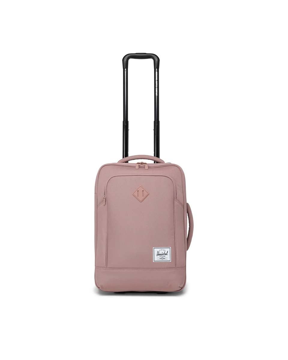 Herschel Heritage Softshell Large Carry On Luggage - Ash Rose | Lightweight Durable Travel Suitcase for Women & Men | Perfect for Airplane, Business Trips & Weekend Getaways